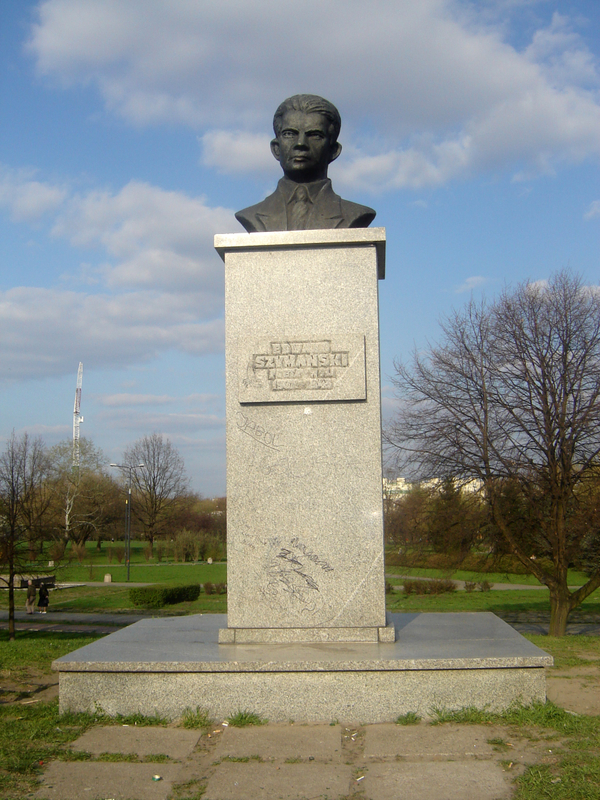 Edward Szymański Monument in Warsaw, Poland image - Free stock photo ...