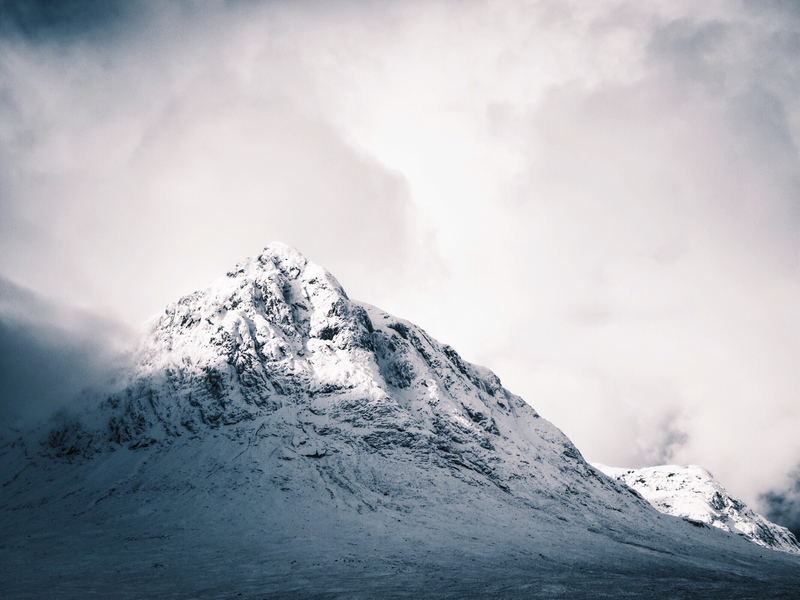Mountain Peak at Glencoe, Scotland image - Free stock photo - Public ...