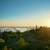 Landscape and scenic of mountains and lake at Acadia National Park ...